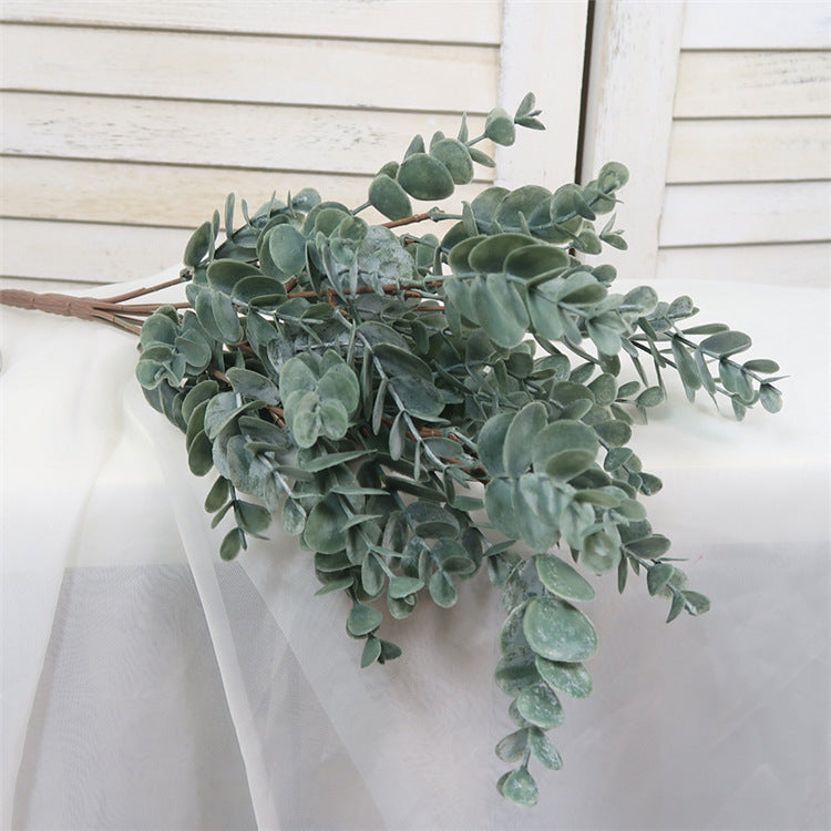 Photography-Props Flower Arrangement Money-Leaf Wedding Deco Artificial-Plants Eucalyptus