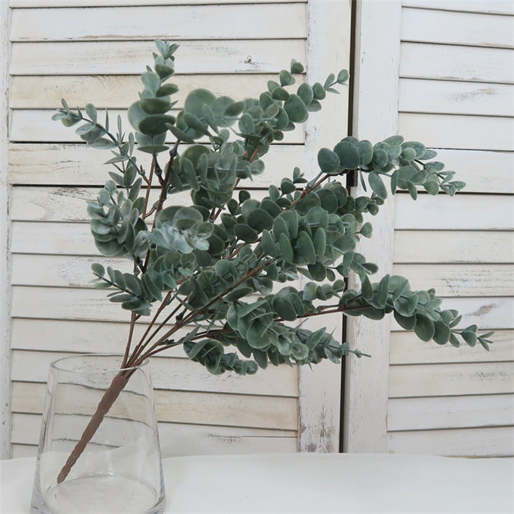 Photography-Props Flower Arrangement Money-Leaf Wedding Deco Artificial-Plants Eucalyptus