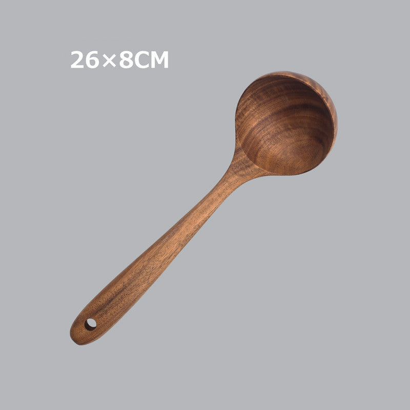 Natural Handmade Wooden Ware, Frying Shovel, Soup Spoon