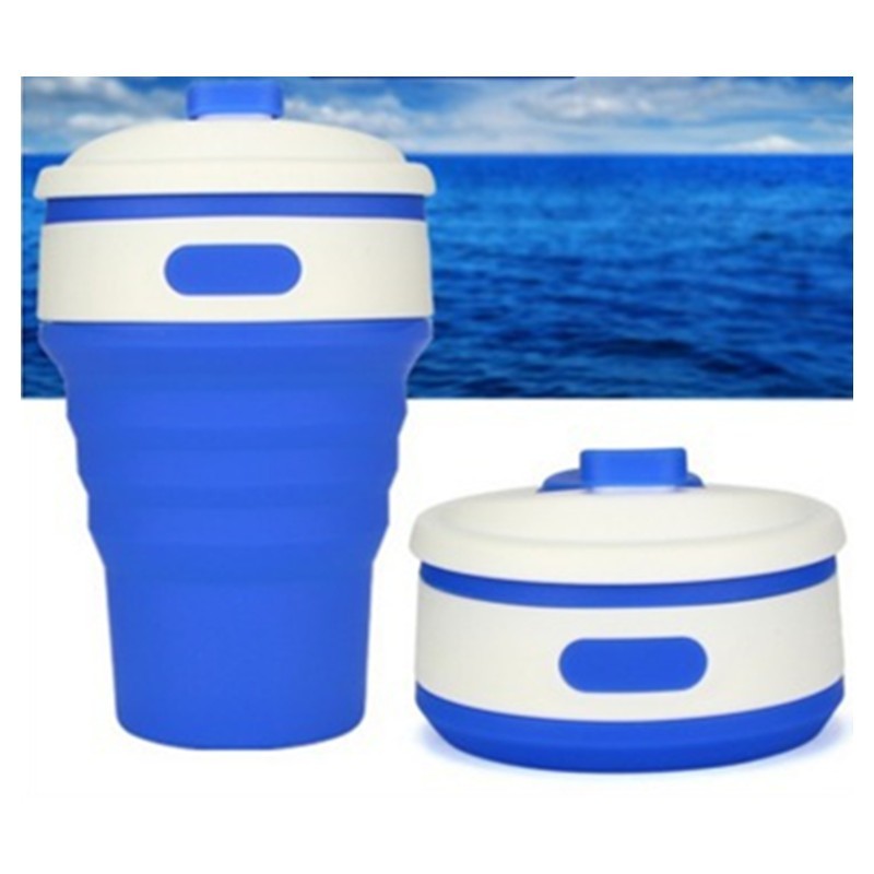 Coffee Mugs Travel Collapsible Silicone Cup Folding Water Cups BPA FREE Food Grade Drinking Ware Mug Tea Coffee Cups